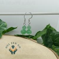 Boucles d oreilles aventurine duo 1 