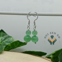 Boucles d oreilles aventurine duo 2 