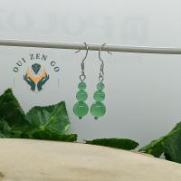 Boucles d oreilles aventurine trio 1 