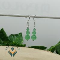 Boucles d oreilles aventurine trio 2 