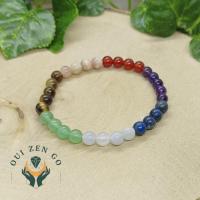 Bracelet 7 chakras classique 6 mm 1 