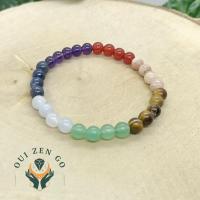 Bracelet 7 chakras classique 6 mm 3 