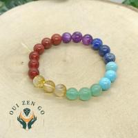 Bracelet 7 chakras classique 8mm 2 