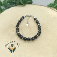 Bracelet agate noir bella 1 