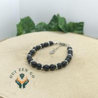 Bracelet agate noir bella 2 