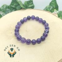 Bracelet amethyste 10 mm 2 