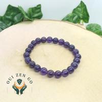 Bracelet amethyste 8 mm