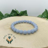 Bracelet angelite 8 mm 1 