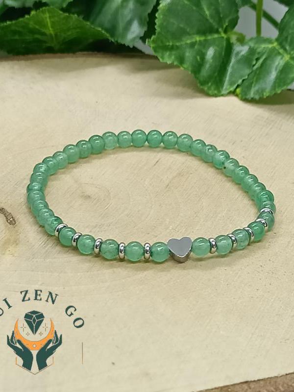 Bracelet aventurine 4 mm gaia 2 