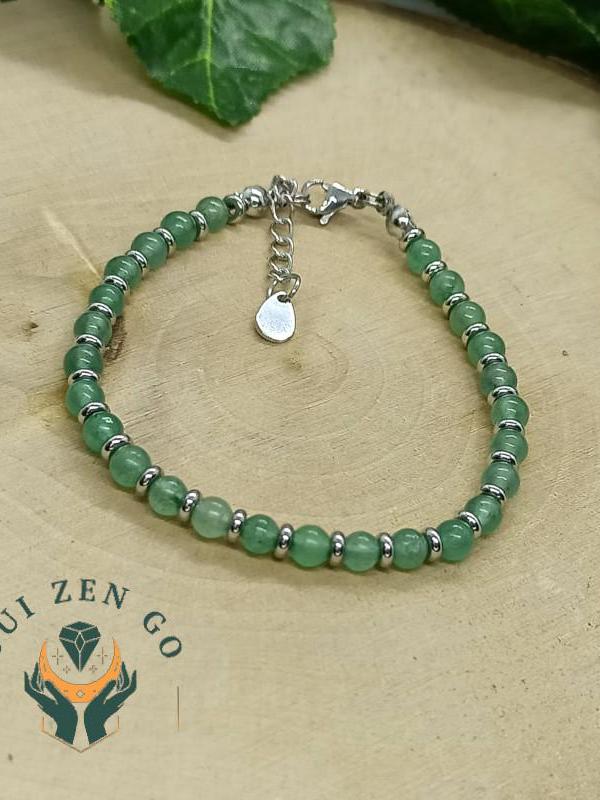 Bracelet aventurine 4 mm valentin