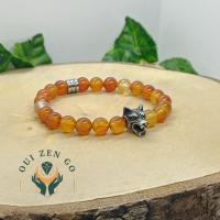 Bracelet aventurine et loup 1 1