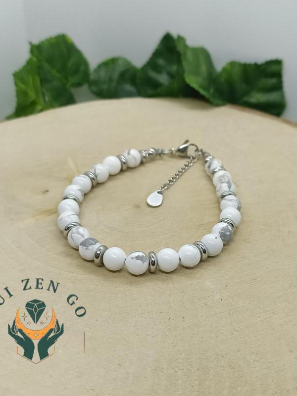 Bracelet howlite bella 3 