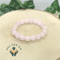 Bracelet quartz rose 10 mm 2 