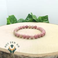 Bracelet rhodochrosite 6 mm 1 