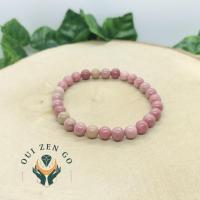 Bracelet rhodochrosite 6 mm 2 